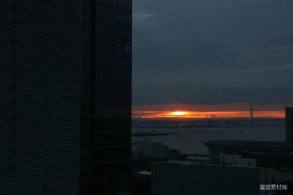 高清摄影 城市 夕阳 建筑 城市风光 都市 夕阳下的城市剪影