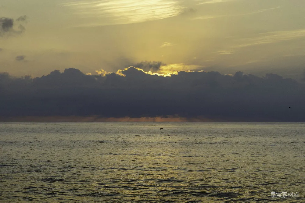 高清摄影 海景 日落 宁静 自然 风景 夕阳下的海洋