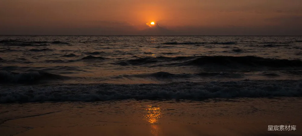 高清摄影 日落 海滩 自然风光 宁静 夕阳 日落海景