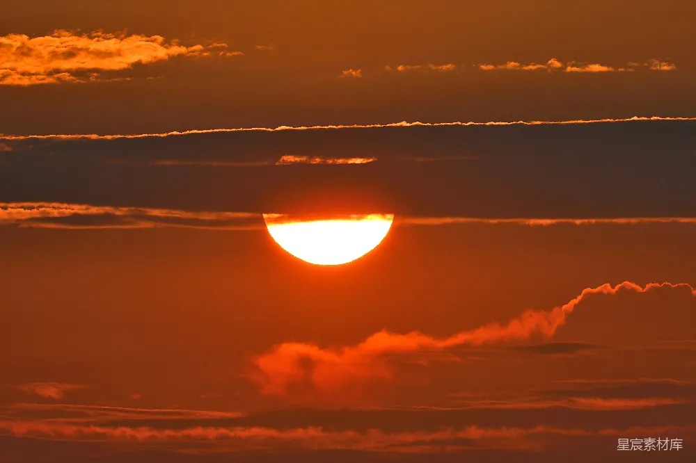 高清摄影 日落 自然风光 宁静 云层 夕阳 夕阳西下