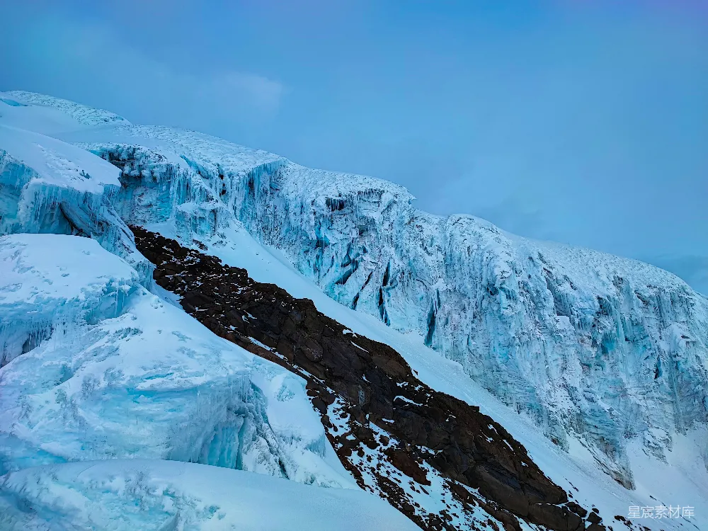 高清摄影 冰川 自然风光 冬季 雪山 户外探险 冰川的壮丽景观
