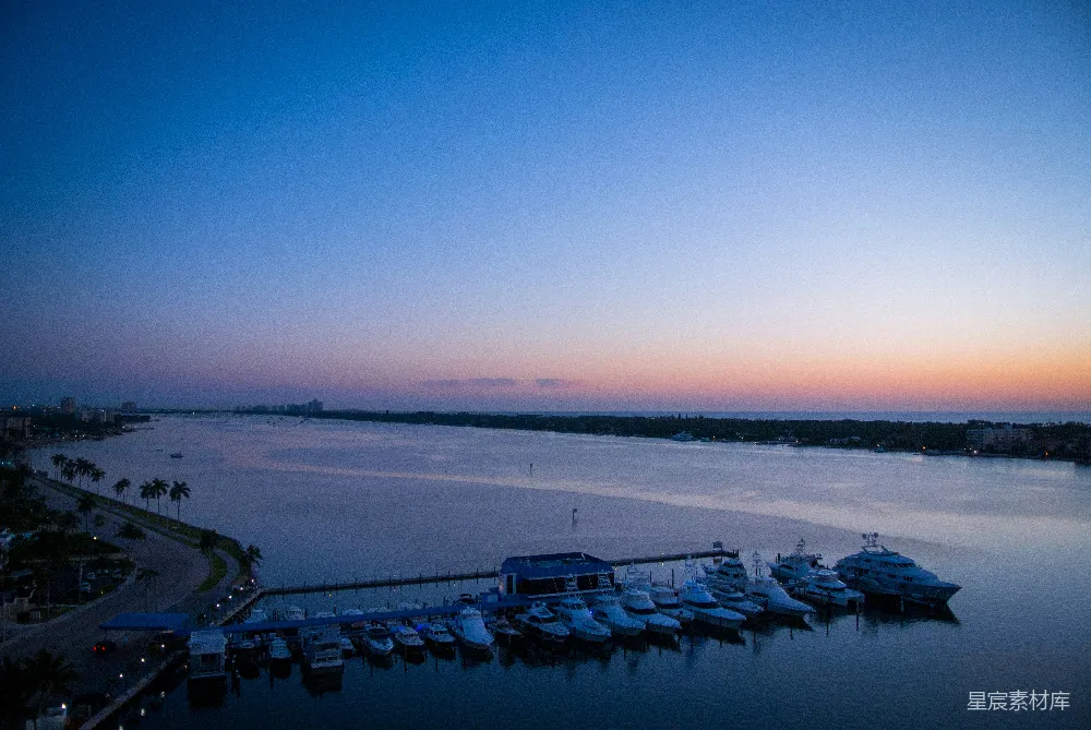 高清摄影 黄昏 码头 海景 休闲 自然 黄昏时分的码头与海景