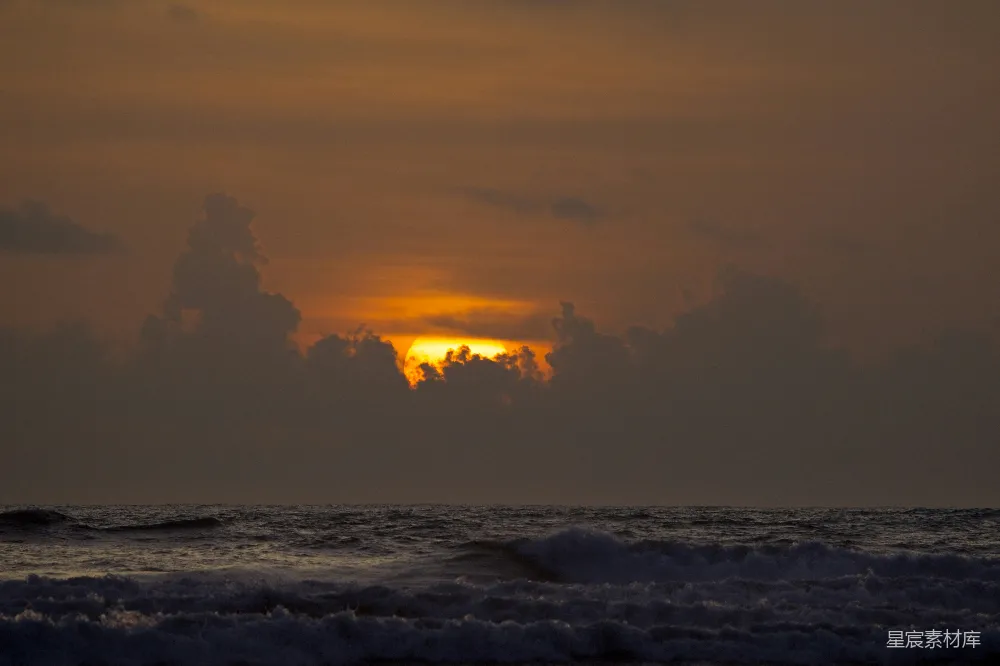 高清摄影 日落 海洋 宁静 自然风光 浪漫 夕阳海景