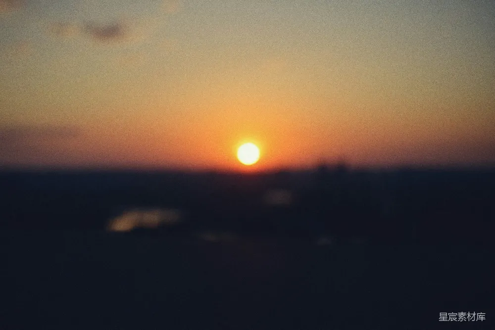高清摄影 日落 模糊 风景 宁静 自然 朦胧的黄昏