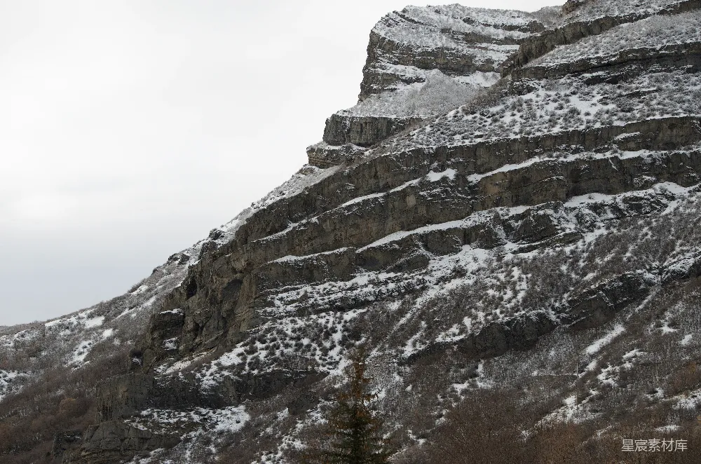 高清摄影 山景 冬季 自然风光 雪景 户外 冬日山景