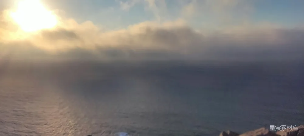 高清摄影 海景 日出 自然风光 宁静 清晨 日出时分的海景