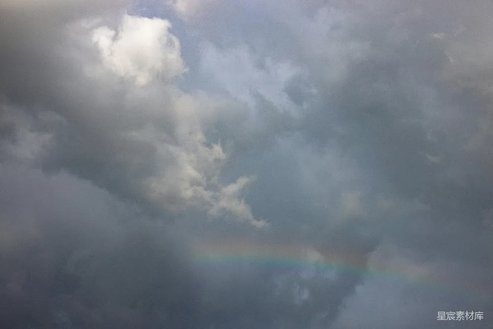 高清摄影 彩虹 天空 自然风光 宁静 希望 雨后彩虹