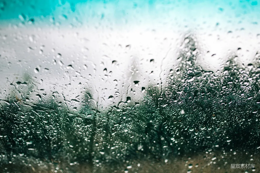 高清摄影 雨滴 玻璃 自然 清新 雨景 雨滴下的玻璃