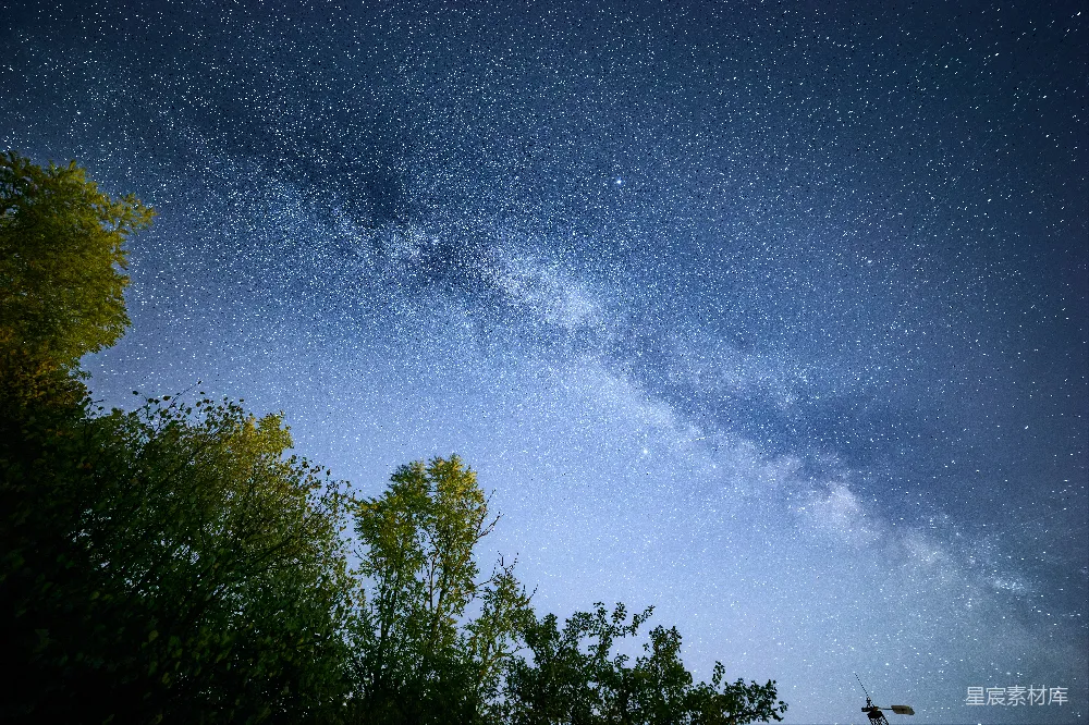 高清摄影 夜空 银河 自然 宁静 星河 夜空下的银河