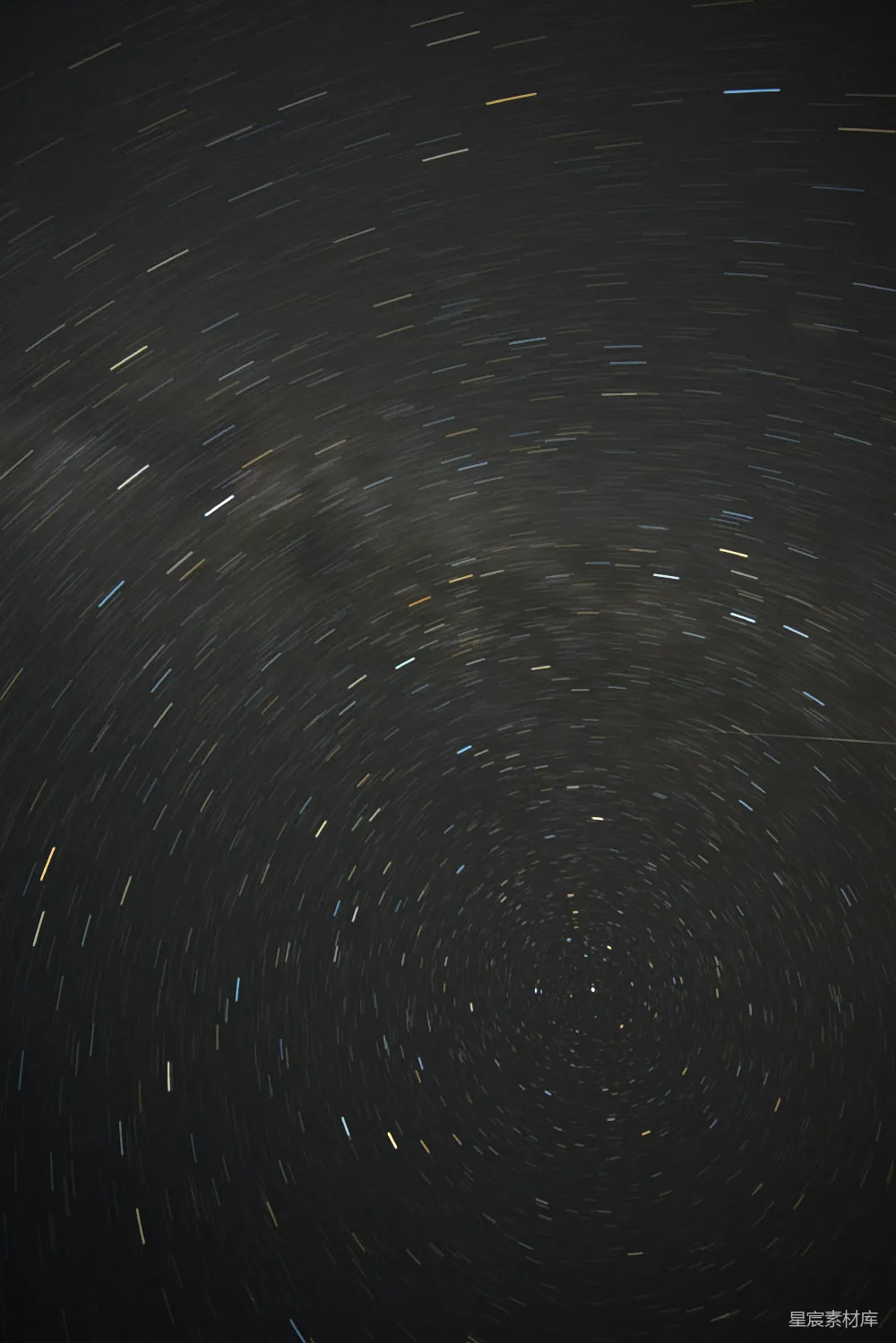 高清摄影 星空 旋转轨迹 宇宙 夜景 艺术 星空旋转轨迹