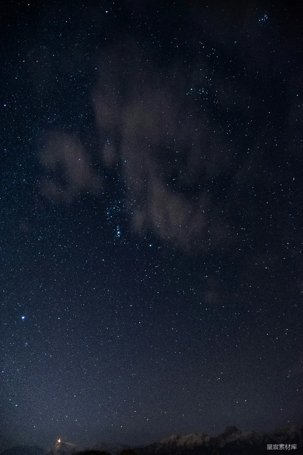 高清摄影 夜空 星星 宁静 自然 宇宙 夜空繁星点点