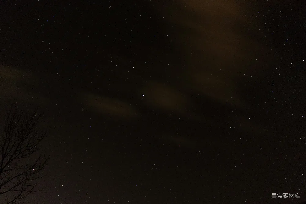 高清摄影 星空 宁静 夜景 自然 户外 星空下的宁静夜晚
