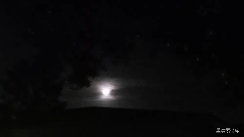 高清摄影 月亮 夜景 宁静 自然 月光 月光下的夜景