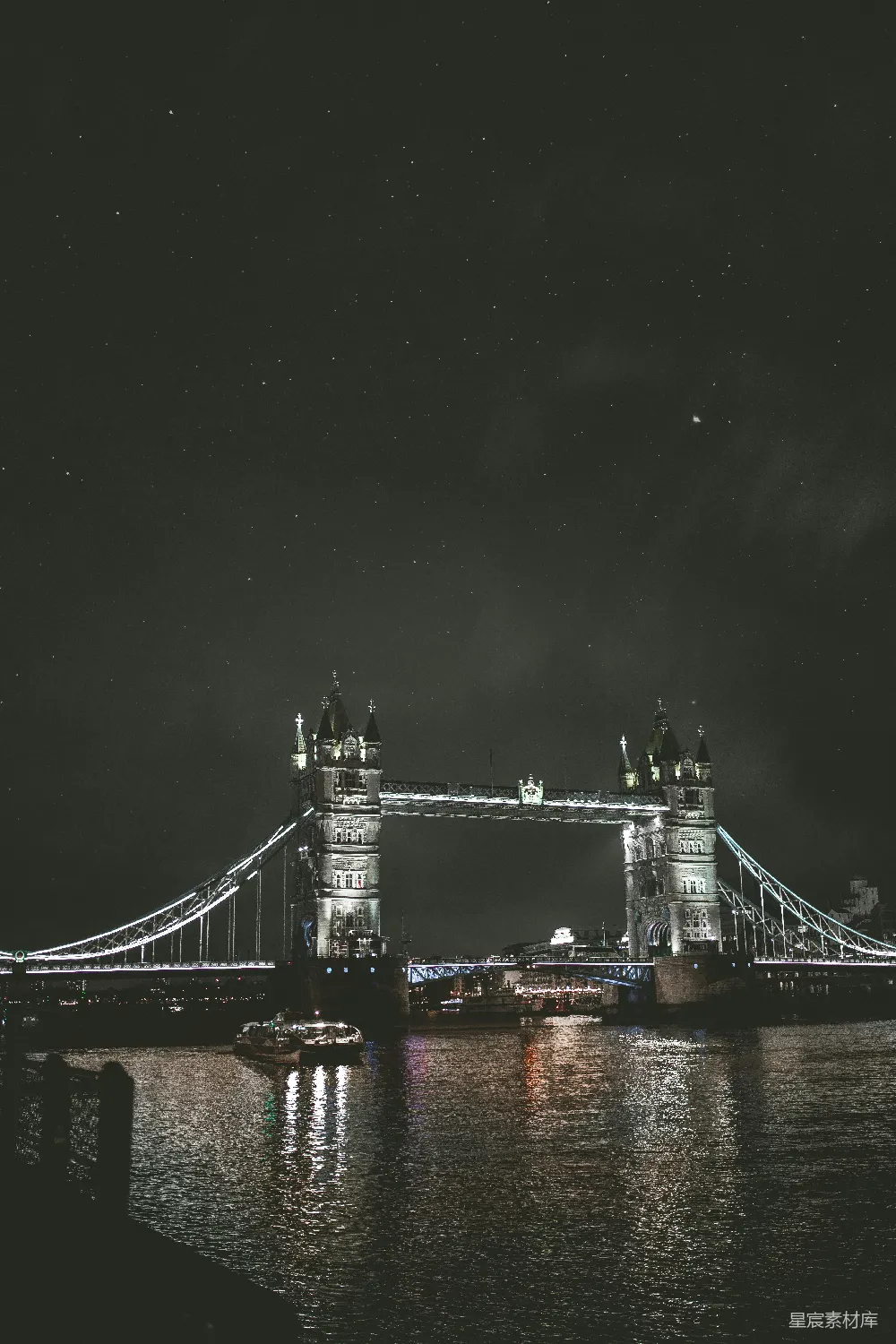 高清摄影 伦敦 塔桥 夜景 城市 旅游 伦敦塔桥夜景