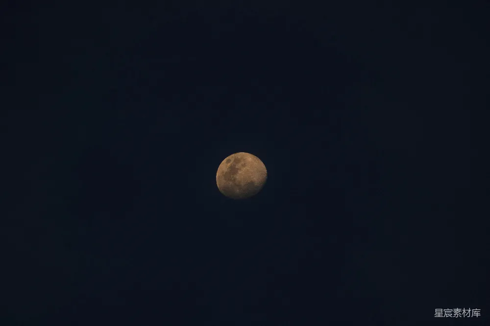 高清摄影 月亮 夜景 宁静 自然 夜空 夜空中的月亮