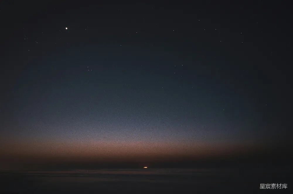 高清摄影 夜景 星空 海岸 宁静 自然 星空下的宁静海岸