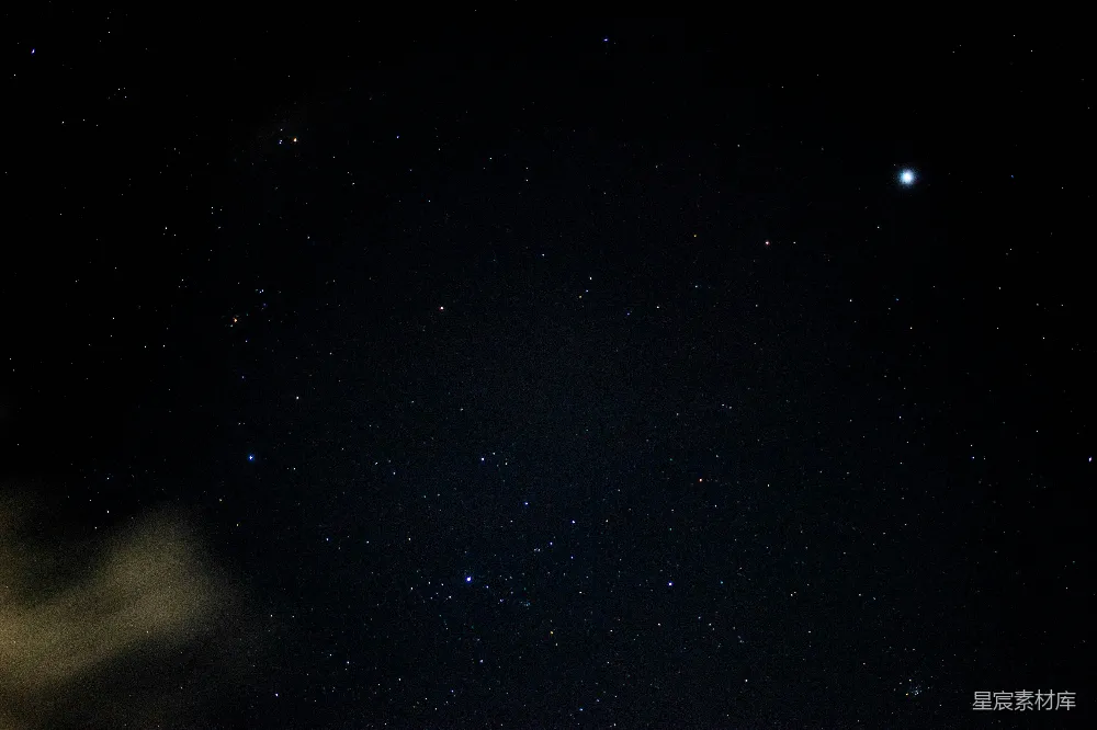 高清摄影 夜空 星空 宇宙 宁静 自然 夜空中闪烁的星星