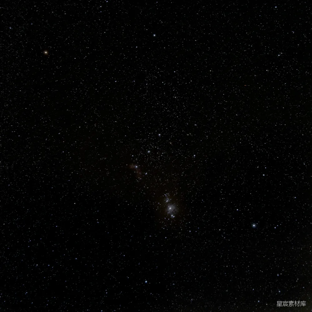 高清摄影 星空 星团 宇宙 宁静 自然 夜空中闪烁的星团