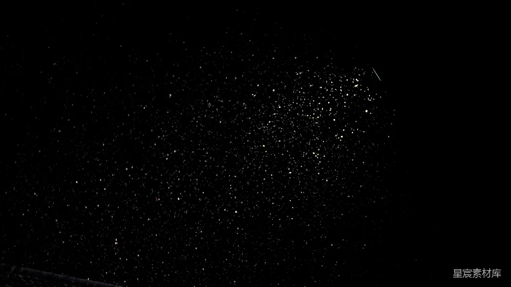 高清摄影 夜晚 星空 流星 宁静 自然 夜空中闪烁的流星雨