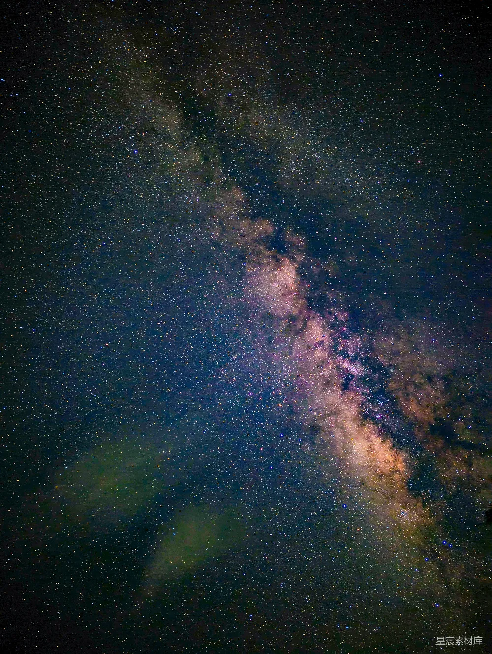 高清摄影 夜空 银河 星空 宇宙 自然 银河璀璨的夜空