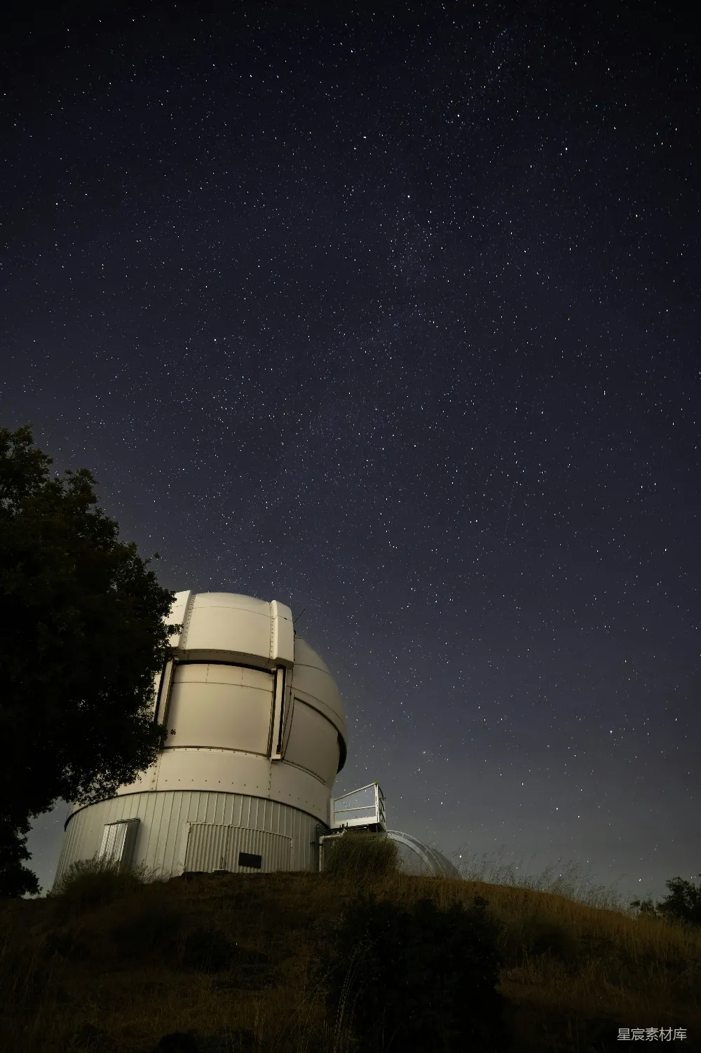 高清摄影 天文台 夜空 星空 科学 自然 星空下的天文台