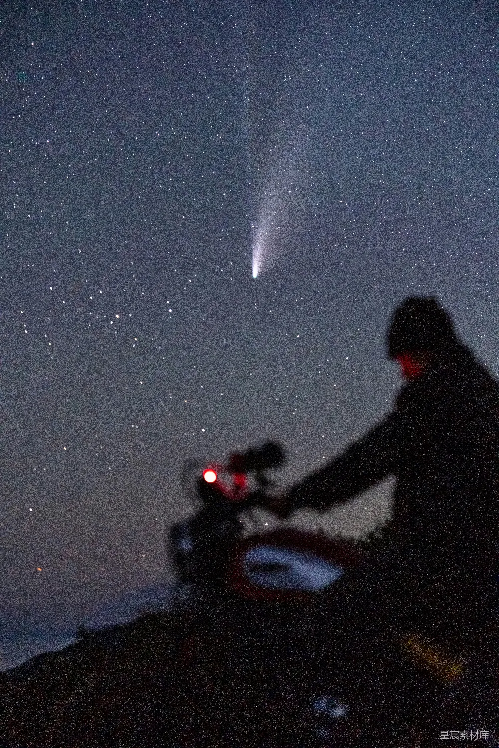 高清摄影 夜空 追星 星轨 天文爱好者 夜晚 夜空下的追星人