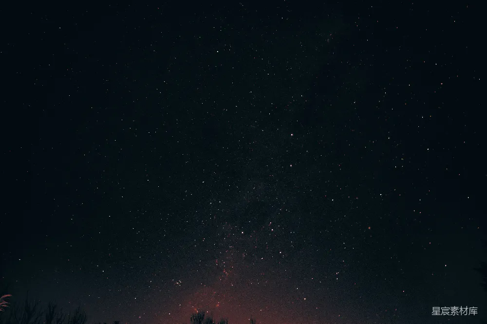 高清摄影 夜空 星河 宁静 自然 浪漫 星空下的宁静