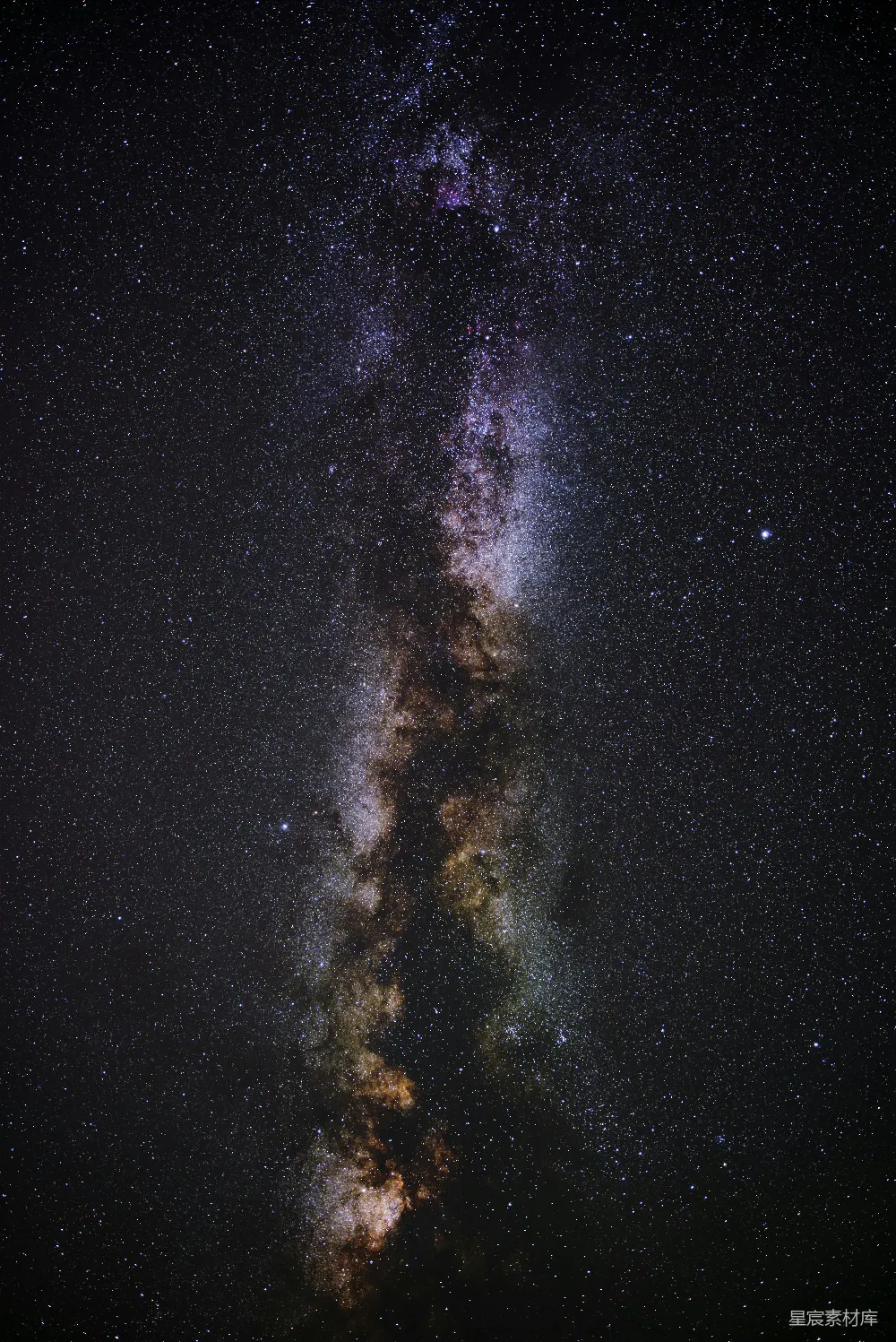 高清摄影 宇宙 夜空 星系 自然风光 天文 璀璨星空下的银河