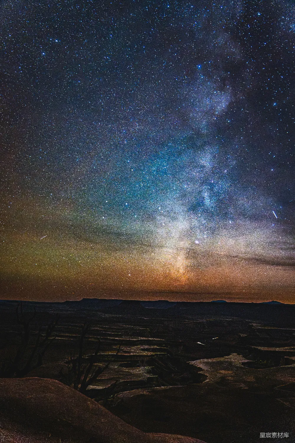 高清摄影 星空 夜景 自然风光 宁静 宇宙 夜空下的星河