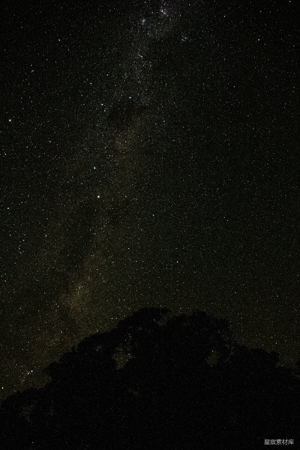 高清摄影 夜空 星空 自然美景 宁静 宇宙 夜空下的繁星