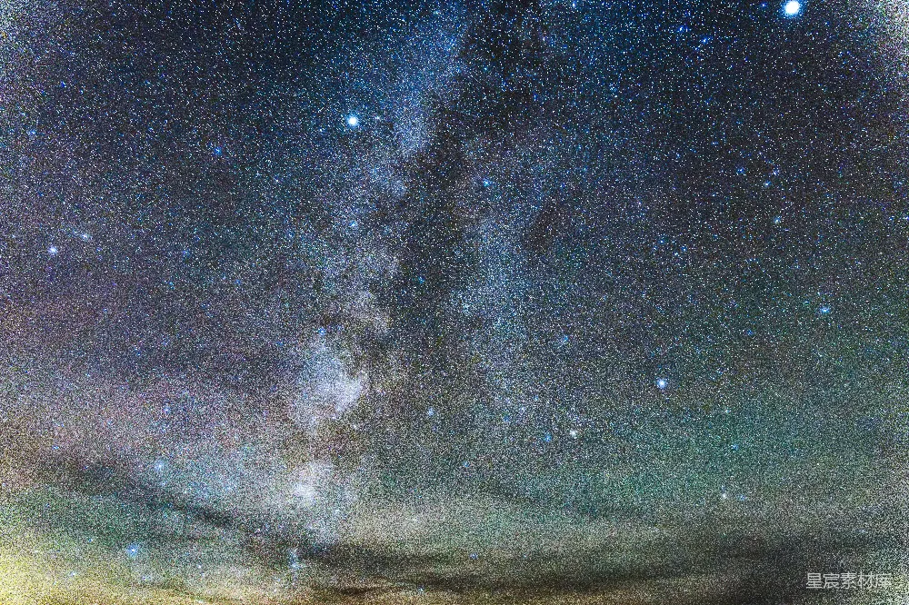 高清摄影 星空 银河 夜景 宇宙 宁静 星空下的银河
