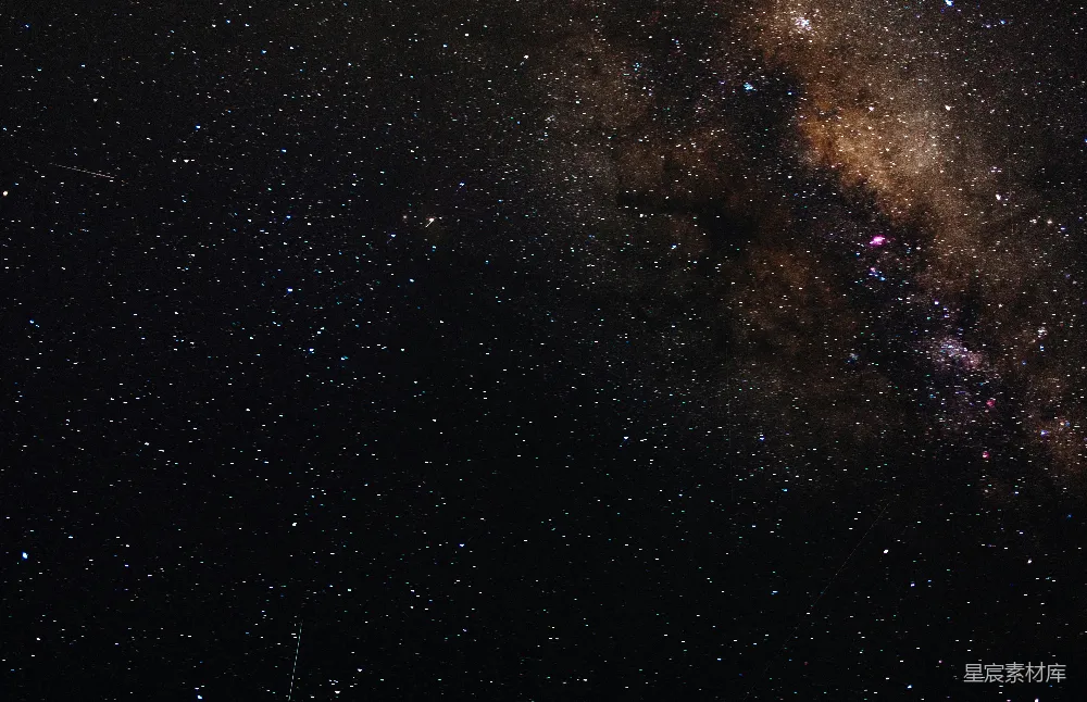 高清摄影 夜空 银河系 星空 宇宙 宁静 璀璨星空下的银河