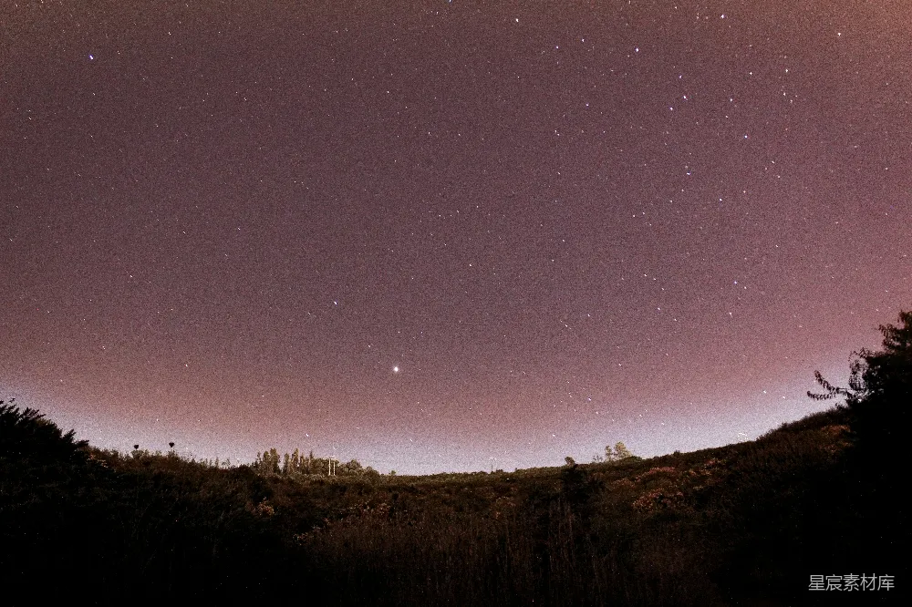 高清摄影 星空 宁静 自然 夜晚 户外 星空下的田野