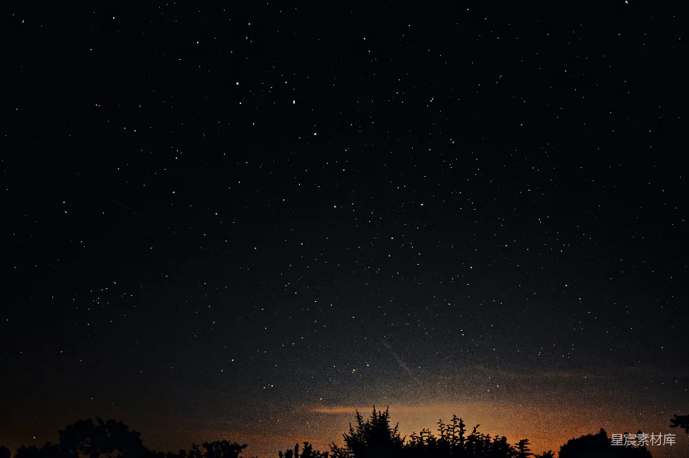 高清摄影 夜空 星星 黑暗 宁静 自然 夜空中的星星