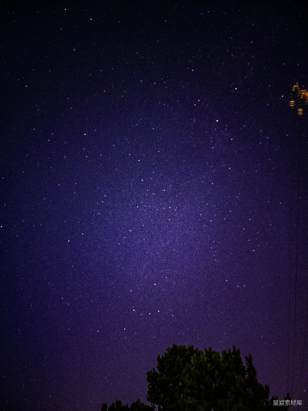 高清摄影 星空 夜景 宁静 自然 星空摄影 夜空下的繁星点点