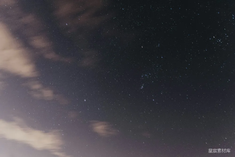 高清摄影 夜空 星星 宁静 自然 宇宙 夜空下的星星