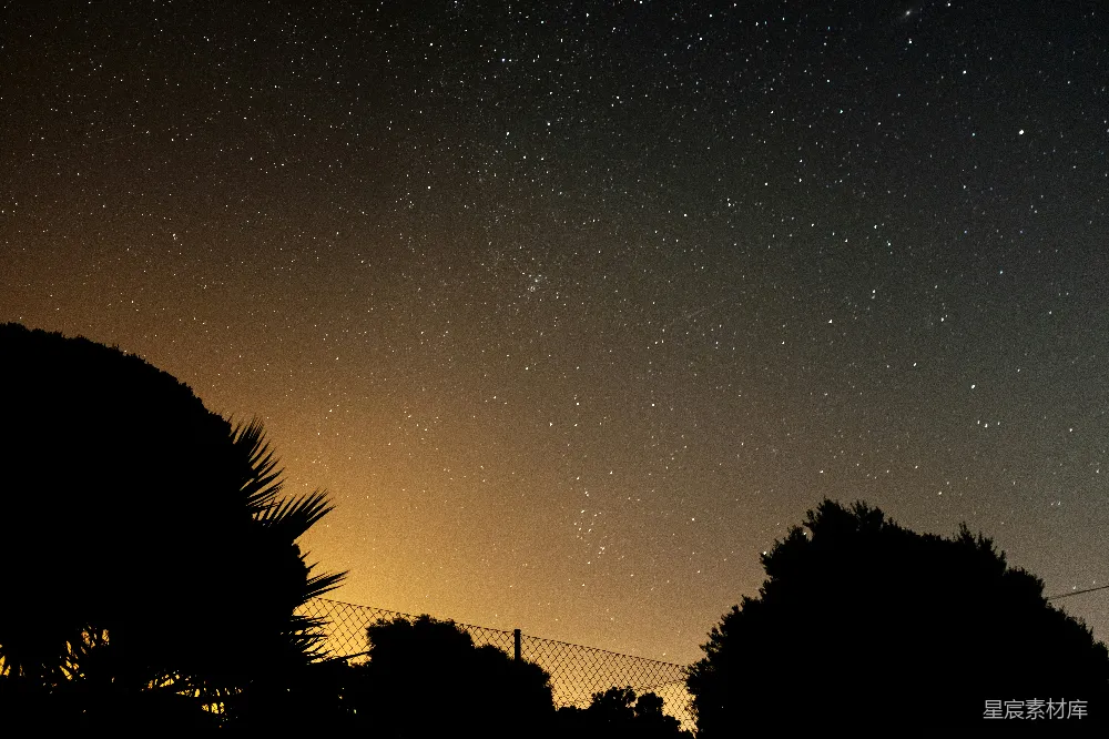 高清摄影 夜空 星空 寂静 自然 风景 夜空下的宁静