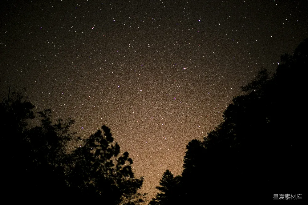 高清摄影 夜空 星空 自然 宁静 浪漫 夜空下的星河
