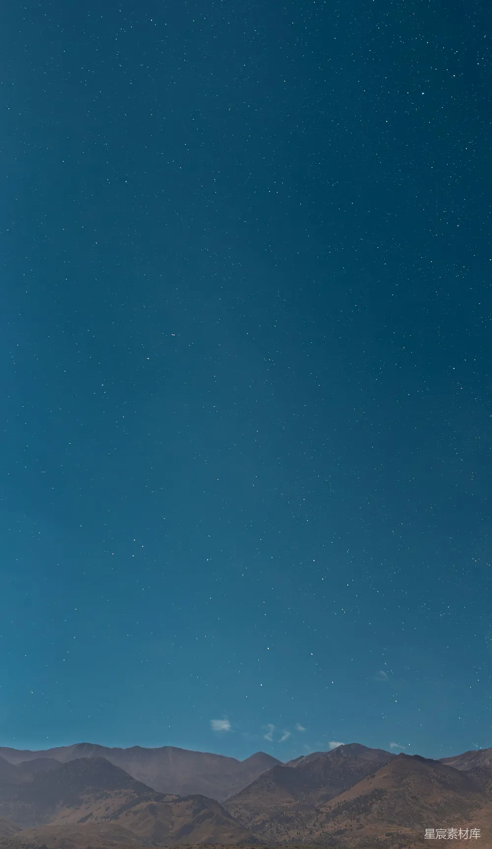 高清摄影 夜空 山脉 宁静 星空 自然 星空中宁静的山脉