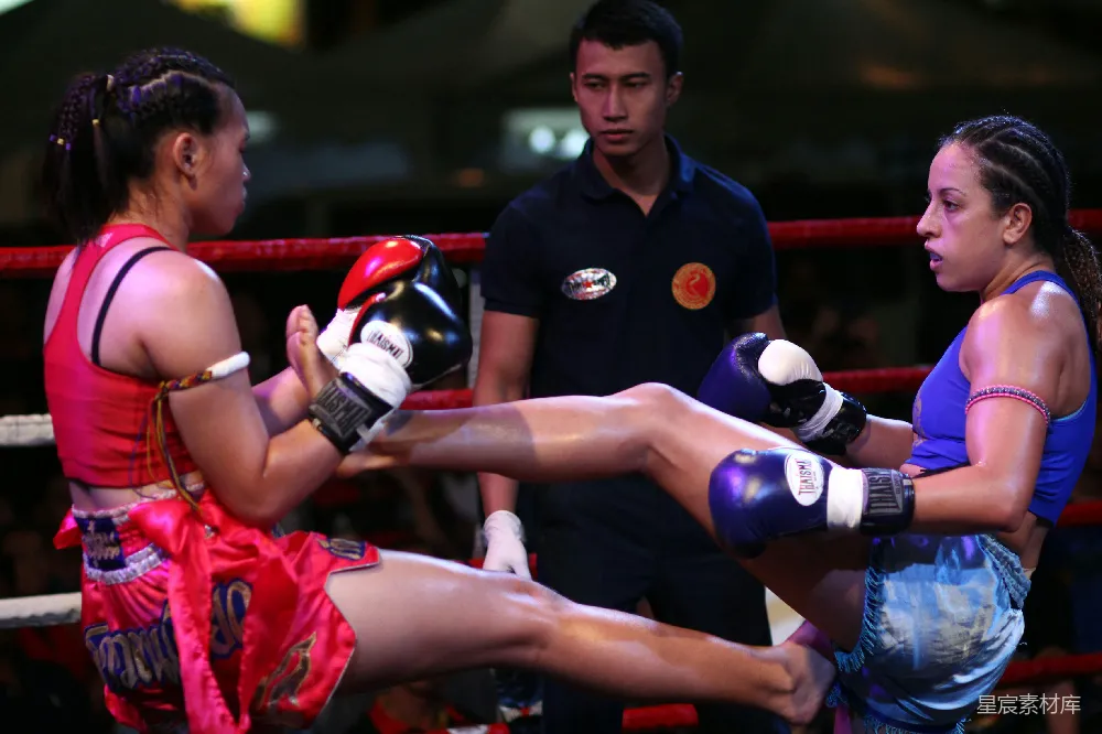 高清摄影 泰拳 比赛 女子 运动 竞技 女子泰拳比赛精彩瞬间