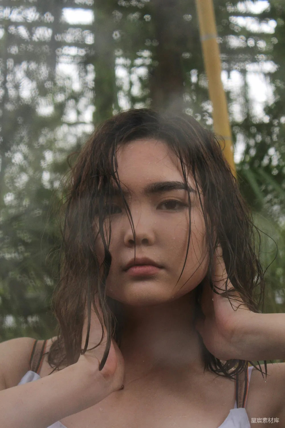 高清摄影 自然写真 雨后清新 女性肖像 清新风格 户外摄影 雨后清新自然写真