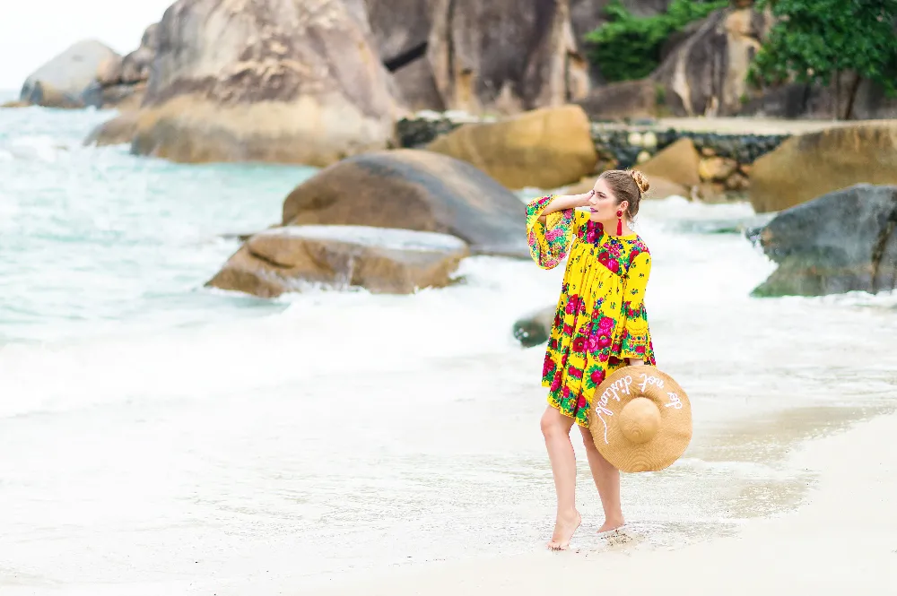 高清摄影 海滩 夏日 时尚 度假 自然 海滩上的夏日风情