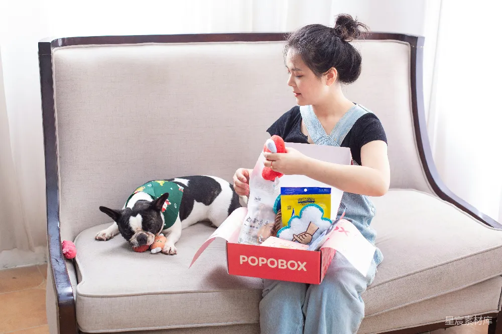 高清摄影 宠物用品 开箱 家庭生活 POPOBOX 小狗 宠物开箱体验：POPOBOX