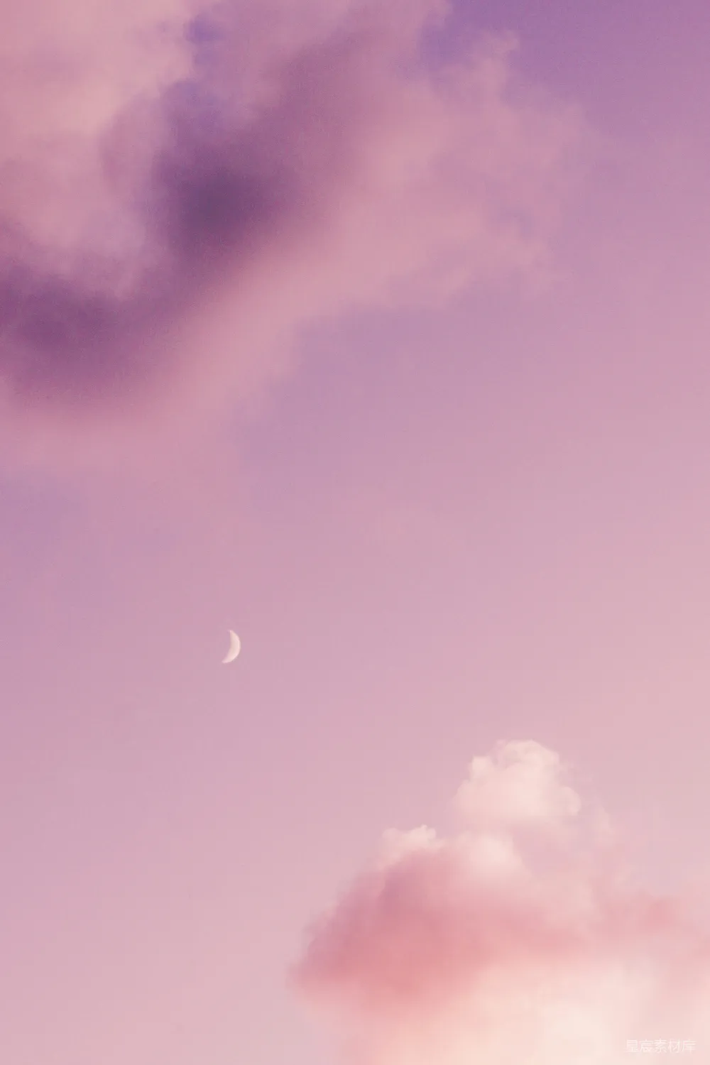 高清摄影 壁纸 紫色的云和蓝天