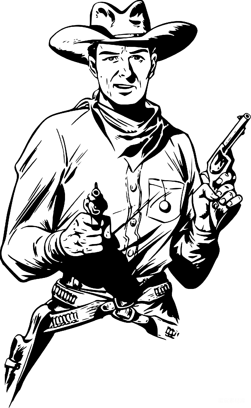 元素素材 元素 牛仔
