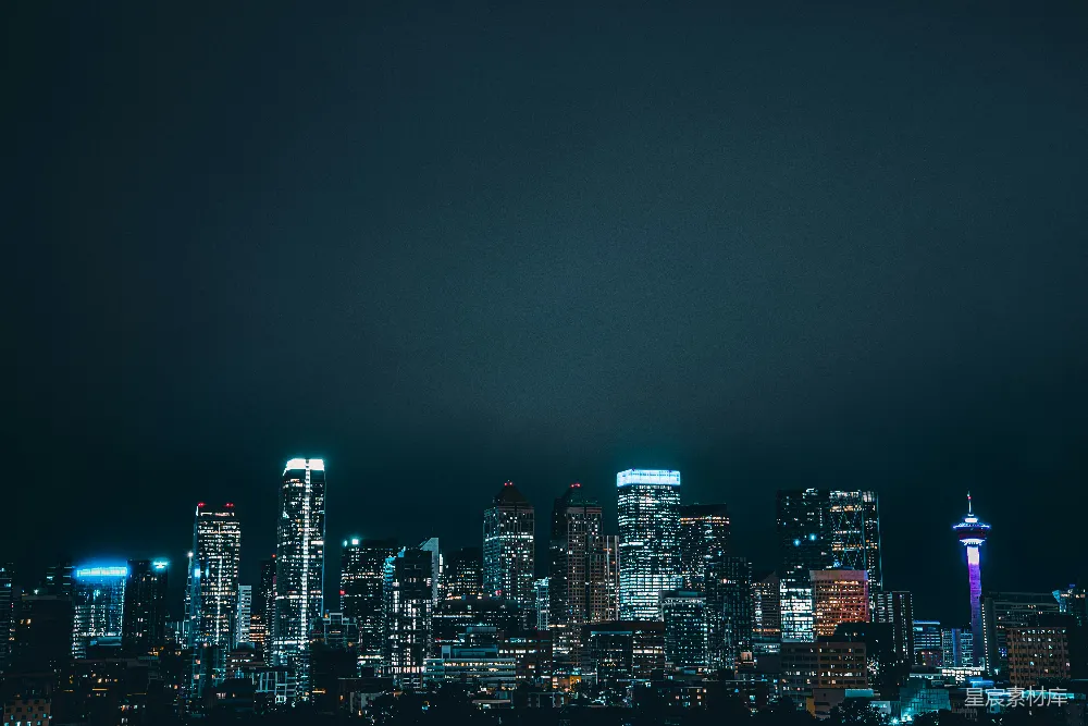 高清摄影 城市夜景 现代建筑 都市生活 夜景摄影 城市风光 夜幕下的城市剪影