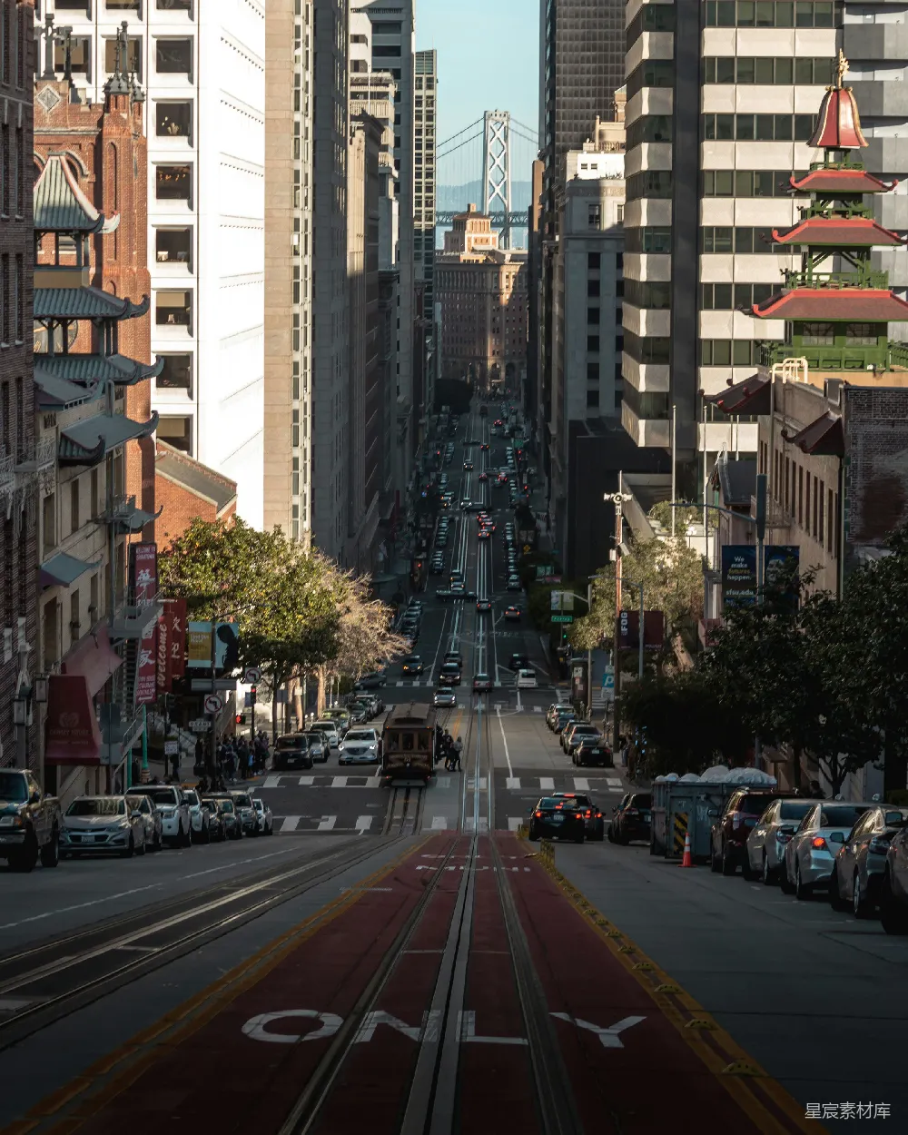 高清摄影 旧金山 城市景观 清晨 街景 城市生活 旧金山街头的清晨