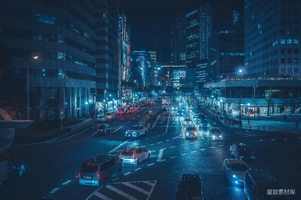 高清摄影 城市夜景 未来科技 都市生活 现代建筑 夜景摄影 都市夜景：蓝调下的繁华