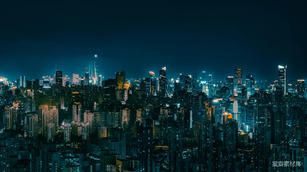 高清摄影 城市 夜景 建筑群 都市 现代 夜幕下的城市繁华