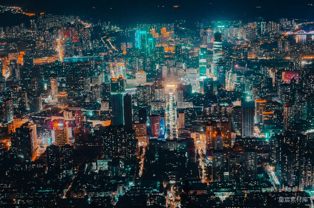 高清摄影 城市夜景 高楼大厦 都市风光 夜间摄影 现代都市 夜色中的城市繁华